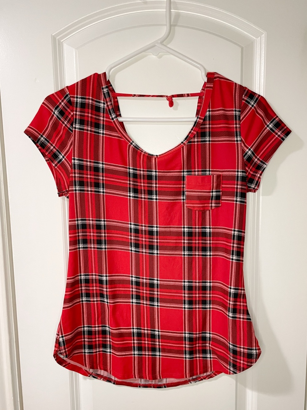 No Boundaries Buttery Soft Red Plaid Shirt